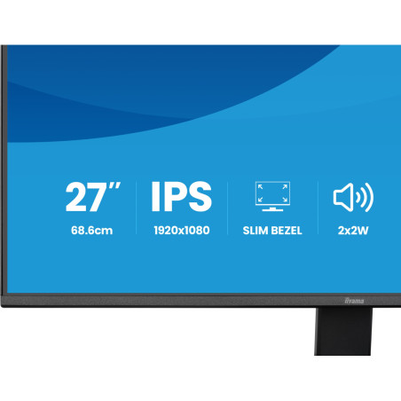 Monitor iiyama X2791HS-B1 *27" *VA LED *1920x1080 *HDMI *DP *120HZ *1ms