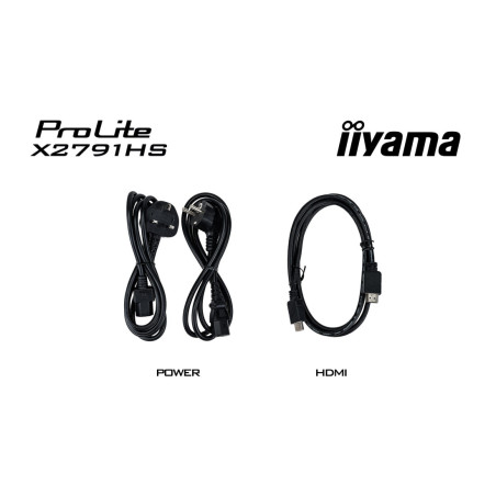 Monitor iiyama X2791HS-B1 *27" *VA LED *1920x1080 *HDMI *DP *120HZ *1ms