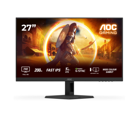 Monitor AOC 27G4HRE *27" *IPS *1920x1080 *HDMI *DP *200Hz *5ms