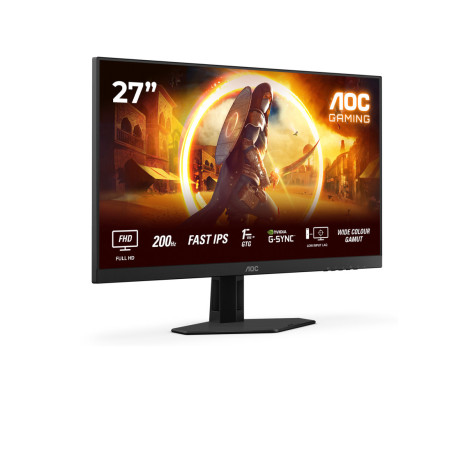 Monitor AOC 27G4HRE *27" *IPS *1920x1080 *HDMI *DP *200Hz *5ms