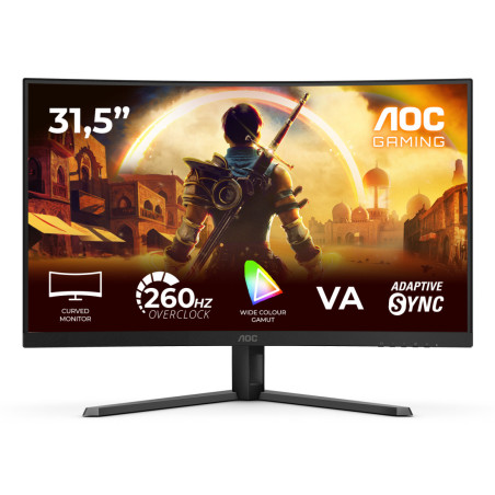 Monitor AOC C32G42ZE *31.5" *VA *1920x1080 *HDMI *DP *260Hz *4ms