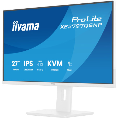 Monitor iiyama XB2797QSNP-W1 *27" *IPS *2560x1440 *HDMI *DP *USB-C *100Hz *1ms