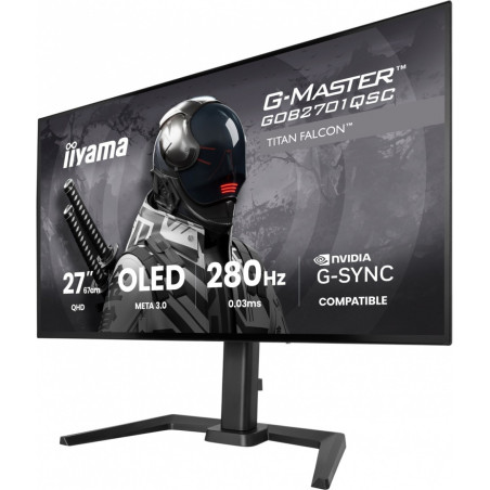 Monitor IIYAMA GOB2701QSC-B1 *27" *OLED *2560x1440 *2xHDMI *DP *280Hz