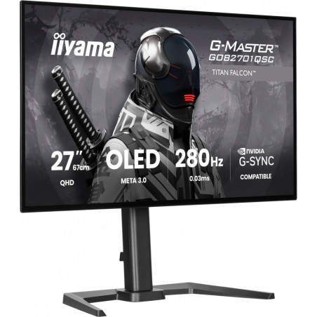 Monitor IIYAMA GOB2701QSC-B1 *27" *OLED *2560x1440 *2xHDMI *DP *280Hz