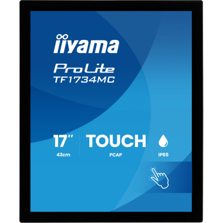 Monitor dotykowy iiyama TF1734MC-B8X *17" *TN *1280x1024 *HDMI *DP *VGA *75Hz *5ms