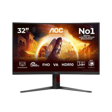Monitor AOC C32G4Z *31.5" *VA *1920x1080 *260Hz *Zakrzywiony