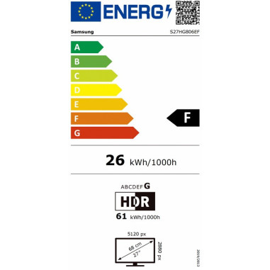 Monitor Samsung LS27HG806EFXEN *27"...