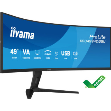 Monitor IIYAMA XCB4994DQSU-B1 *49" *VA *5120x1440 *2xHDMI *120Hz *Zakrzywiony