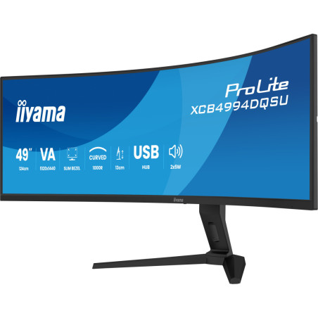 Monitor IIYAMA XCB4994DQSU-B1 *49" *VA *5120x1440 *2xHDMI *120Hz *Zakrzywiony