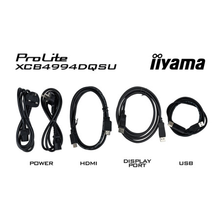 Monitor IIYAMA XCB4994DQSU-B1 *49" *VA *5120x1440 *2xHDMI *120Hz *Zakrzywiony