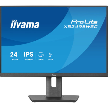 Monitor IIYAMA XB2495WSC-B1 *24" *IPS *1920x1200 *USB-C *100Hz