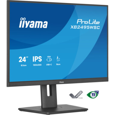 Monitor IIYAMA XB2495WSC-B1 *24" *IPS *1920x1200 *USB-C *100Hz
