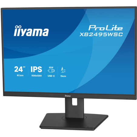 Monitor IIYAMA XB2495WSC-B1 *24" *IPS *1920x1200 *USB-C *100Hz