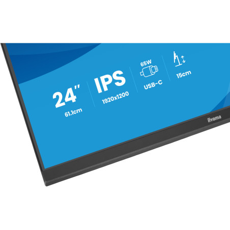 Monitor IIYAMA XB2495WSC-B1 *24" *IPS *1920x1200 *USB-C *100Hz