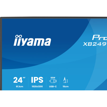 Monitor IIYAMA XB2495WSC-B1 *24" *IPS *1920x1200 *USB-C *100Hz