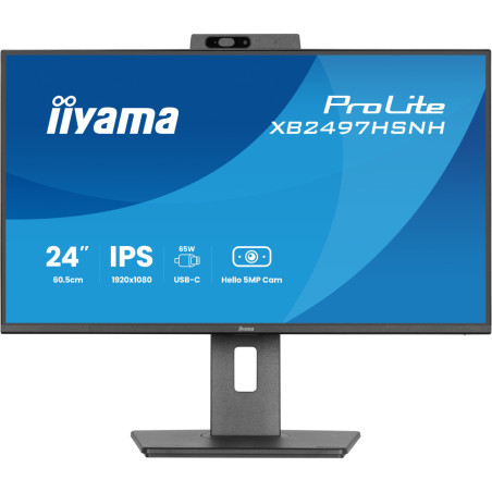 Monitor IIYAMA XB2497HSNH-B1 *23.8" *IPS *1920x1080 *HDMI *DP *USB-C *100Hz *1ms