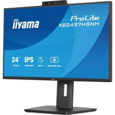 Monitor IIYAMA XB2497HSNH-B1 *23.8" *IPS *1920x1080 *HDMI *DP *USB-C *100Hz *1ms