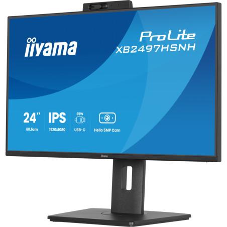 Monitor IIYAMA XB2497HSNH-B1 *23.8" *IPS *1920x1080 *HDMI *DP *USB-C *100Hz *1ms
