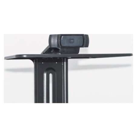 Stojak mobilny pojedynczy z półką, 1xLCD, max. 70", max. 50kg, VESA max. 600x400