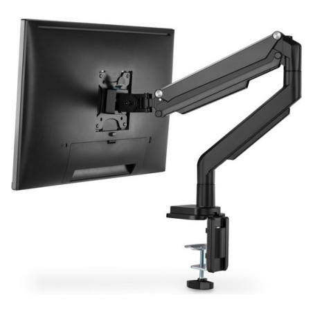 Ramię biurkowe pojedyńcze z zaciskiem 1xLCD max. 32 cale max. 9 kg uchylno-obrotowe 180 (PIVOT)