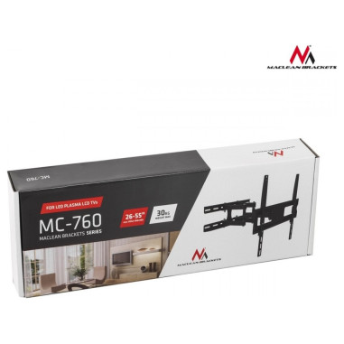 Uchwyt do TV MC-760 26-55 cali 30 kg Czarny