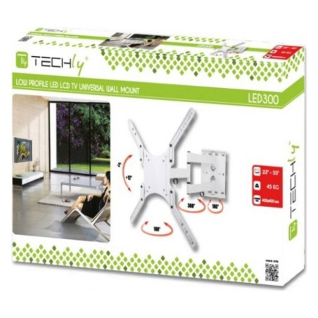 Uchwyt ścienny LCD/LED 23-55cali regulowany biały